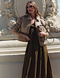 Lyocell Rich Textured Midaxi Cami Dress
