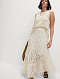 Rok Tumpuk Maxi Renda