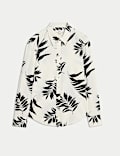 Chemise avec encolure et imprimé