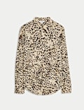 Printed Collared Button Through Shirt