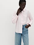Textured Collared Button Through Shirt