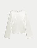 Tie Detail Long Sleeve Top