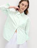 Pure Cotton Striped Shirt