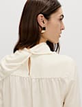 Scarf Neck Blouse