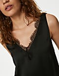 Lace Detail V-Neck Cami Top