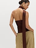 Scarf Neck Detail Top