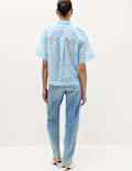 Lyocell Rich Floral Utility Shirt
