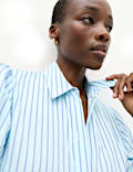 Striped Button Through Shirt