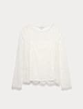 Lace Long Sleeve Top