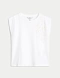Pure Cotton Embellished Regular Fit Top