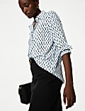 Printed Collared Shirt