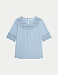 Jersey Lace Insert Top