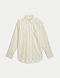 Pure Cotton Striped Button Through Shirt