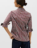 Cotton Rich Collared Fitted Shirt