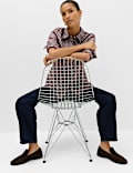 Cotton Rich Collared Fitted Shirt