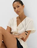 Modal Rich Button-Detail Shirt