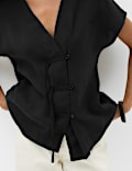 Modal Rich Button-Detail Shirt