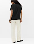Modal Rich Button-Detail Shirt