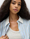 Pure Cotton Striped Shirt