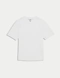 T-shirt coupe standard 100 % coton à motif brodé