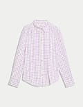 Printed Collared Button Through Shirt