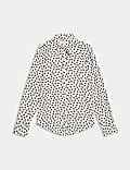 Printed Collared Button Through Shirt