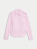 Cotton Rich Striped Fitted Shirt