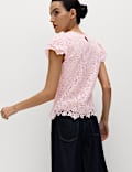 Embroidered Floral Top