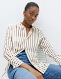 Petite Polka Dot Collared Button Through Shirt