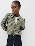 Striped Collared Shirt