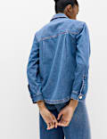 Pure Cotton Button Detail Collared Shirt