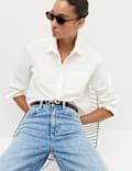 Pure Cotton Striped Oxford Shirt