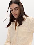 Camisa de algod&oacute;n texturizada