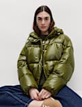 Feather & Down Stormwear&trade; Quilted Short Puffer Jacket