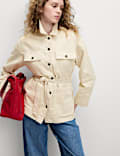 Denim Belted Jacket
