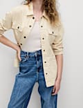 Denim Belted Jacket