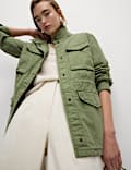 Pure Cotton Lightweight Utility Jacket