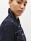Denim Cropped Jacket