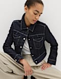 Denim Cropped Jacket