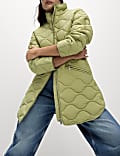 Manteau molletonné fabriqué à partir de tissu recyclé, dotée de la technologie Thermowarmth™