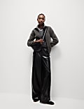 Borg Lightweight Funnel Neck Jacket