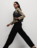 Faux Leather Biker Jacket