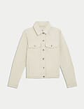 Pure Cotton Denim Trucker Jacket