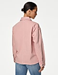 Bequemes Denim-Shacket aus reiner Baumwolle