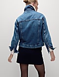 Denim Borg Lined Jacket