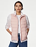 Feather & Down Quilted Packaway Puffer Gilet