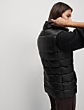 Feather & Down Quilted Packaway Puffer Gilet