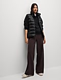 Feather & Down Quilted Packaway Puffer Gilet