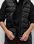 Feather & Down Quilted Packaway Puffer Gilet