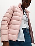 Petite Feather & Down Packaway Puffer Jacket